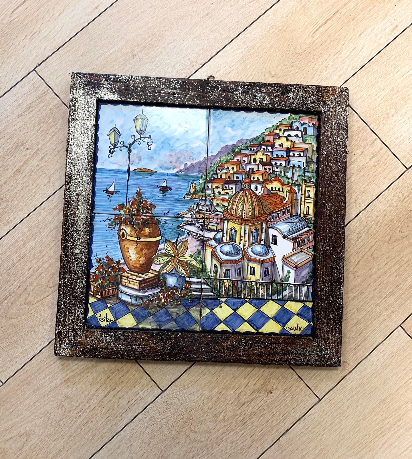 Ceramic Positano Painting (n10)