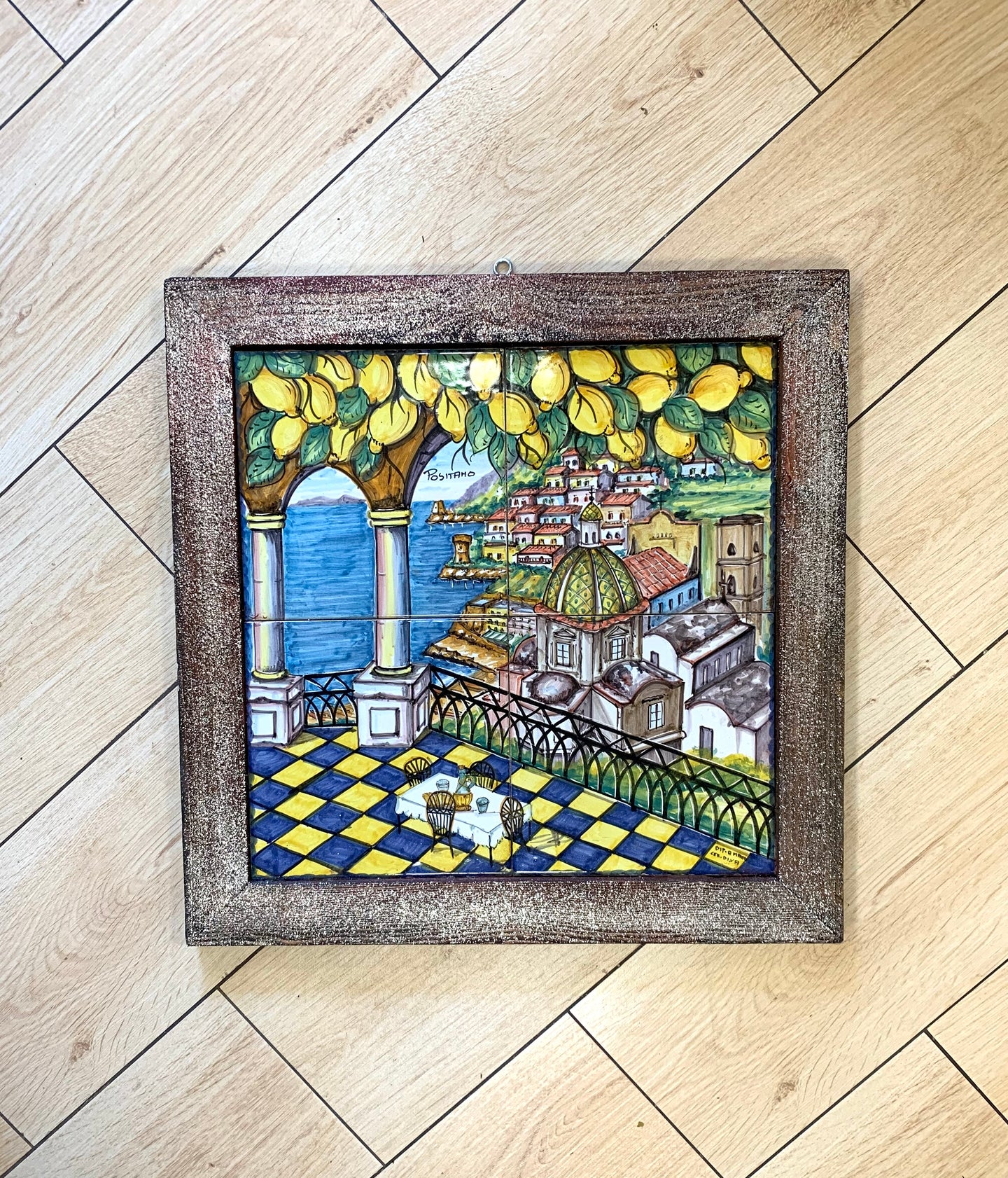 Ceramic Positano Painting (n11)