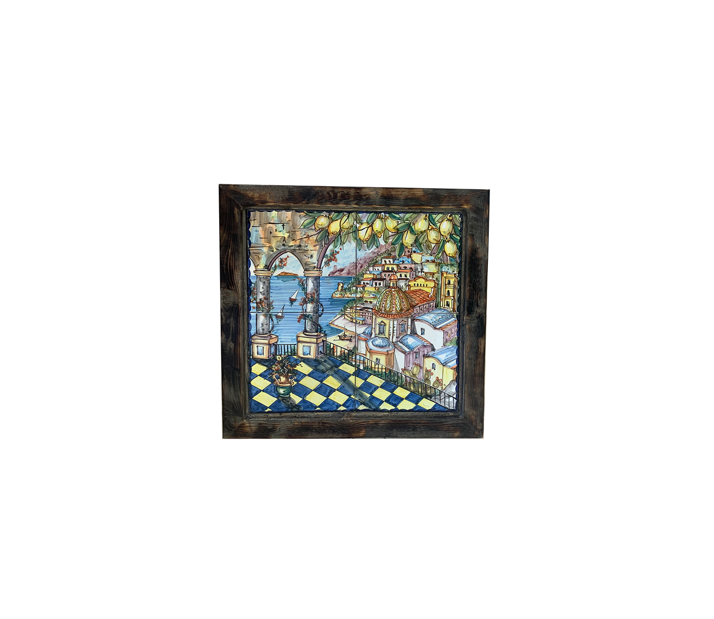 Ceramic Positano Painting (n6)