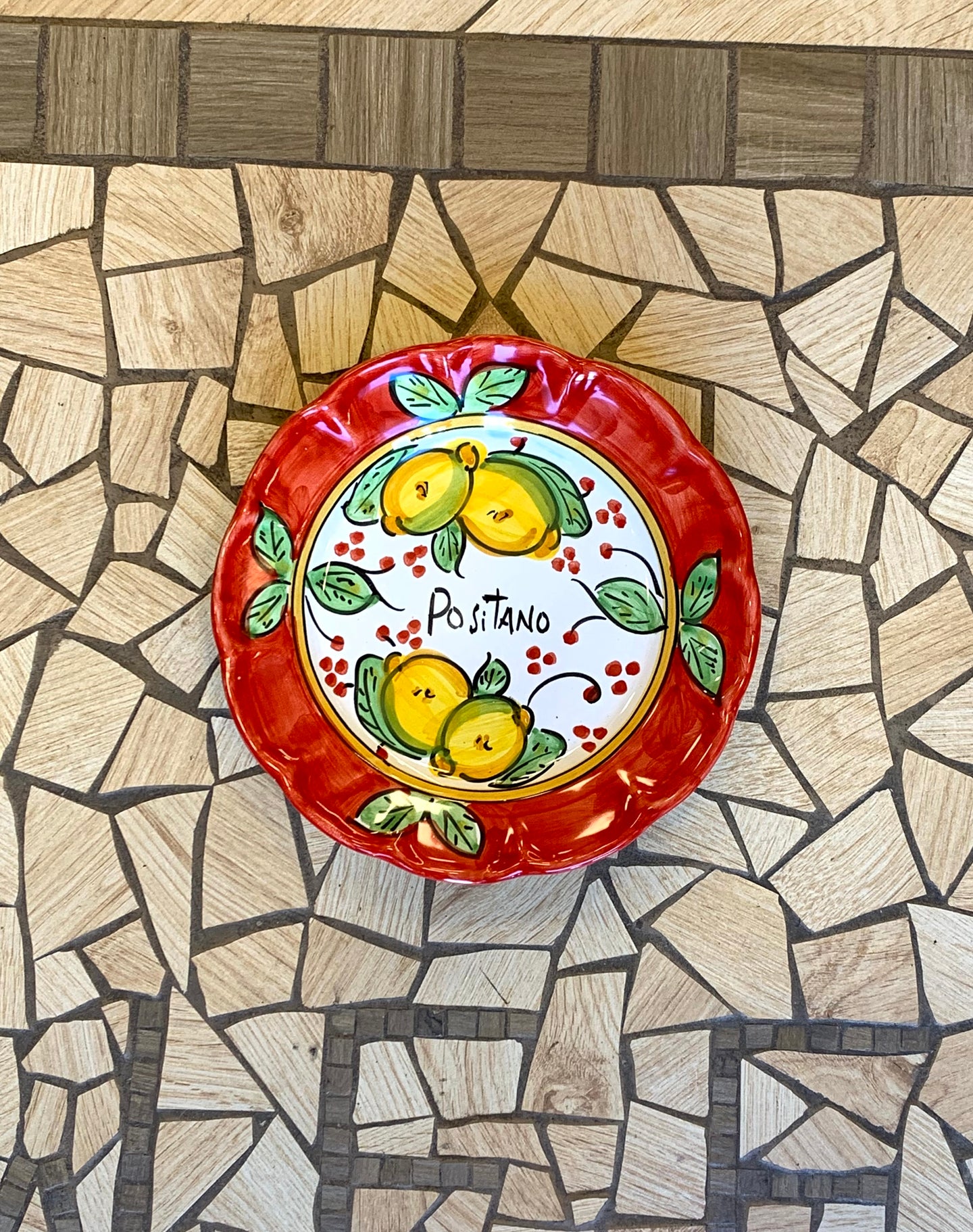Salad Plate Lemons "Costiera"