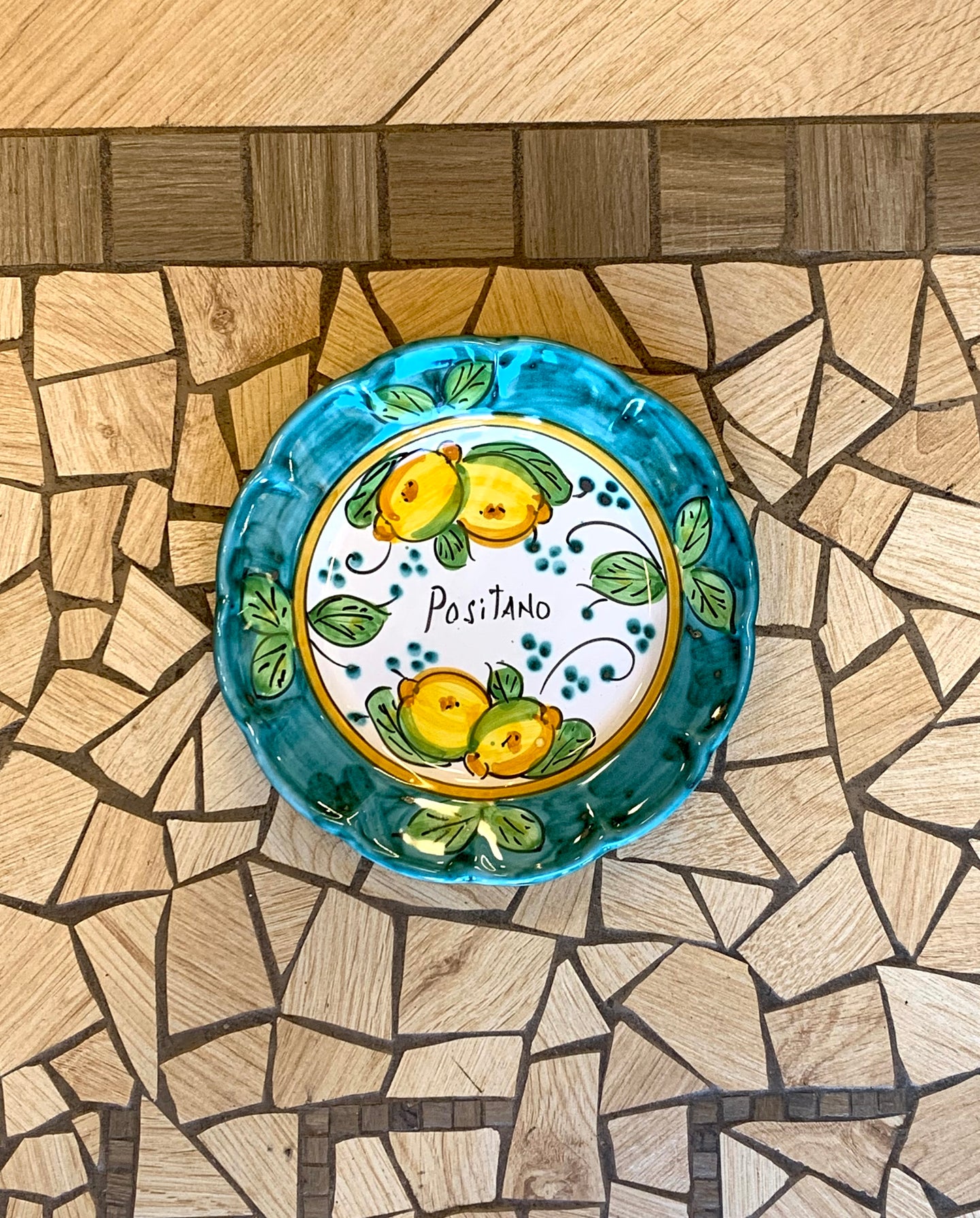 Salad Plate Lemons "Costiera"